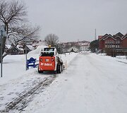 Nidoje sniego gamta nepagailėjo