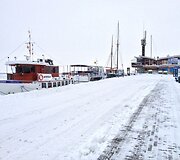 Nidoje sniego gamta nepagailėjo