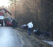 Nuo kelio nuriedėjo keturi automobiliai