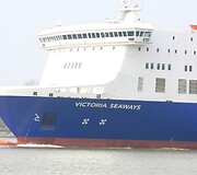 Pakeliui į Klaipėdą užsidegė keltas &bdquo;Victoria Seaways&ldquo;