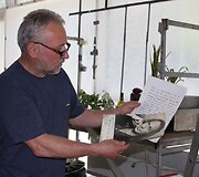 Klaudijus Pūdymas sukūrė skulptūrą Gerard'ui Depardiau