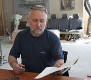 Klaudijus Pūdymas sukūrė skulptūrą Gerard'ui Depardiau