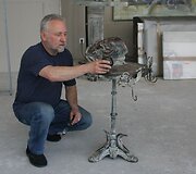 Klaudijus Pūdymas sukūrė skulptūrą Gerard'ui Depardiau