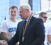 Klaipėdoje pagerbti sportininkai