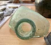 Archeologai pristatė radinius, aptiktus &scaron;v. Jono bažnyčios Klaipėdos senamiestyje, vietoje.
