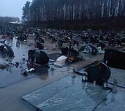 Kartenos, Kretingos rajone, kapinės ėmė skęsti