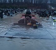 Kartenos, Kretingos rajone, kapinės ėmė skęsti
