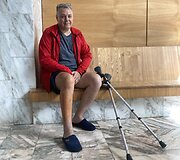 Pagėgių meras Vaidas Bendaravičius vėl gydomas Palangos reabilitacijos ligoninėje.