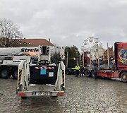 Klaipėdos Teatro aik&scaron;tę pasiekė Kalėdų medis