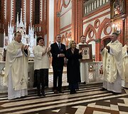 &Scaron;arūno Vaitkaus jubiliejaus proga Palangoje laikytos &scaron;ventos mi&scaron;ios
