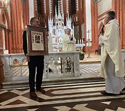 &Scaron;.Vaitkui įteiktas popiežiaus palaiminimas