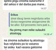 Vyro žinutės mergaitei