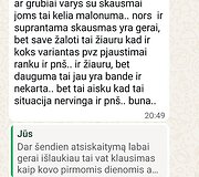 Vyro žinutės mergaitei