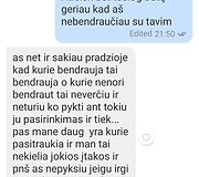 Vyro žinutės mergaitei