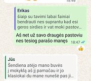 Vyro žinutės mergaitei