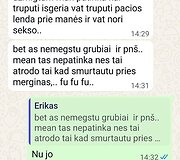 Vyro žinutės mergaitei