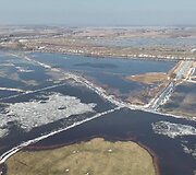 Potvynis &Scaron;ilutės kra&scaron;te.  2026 m. Kovo 13 d. 
