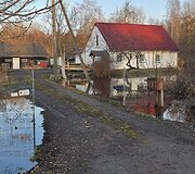 Potvynis pamaryje.  2026 m. Kovo 19 d. 