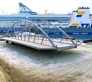 Vakarų laivų gamykloje pagamintas unikalus tiltas