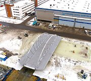 Vakarų laivų gamykloje pagamintas unikalus tiltas
