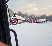 Gaisras Pakutuvėnuose, vienuolyno komplekse