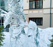Ledo skulptūros Kretingoje