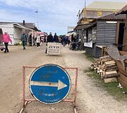 Rietavo turguje 