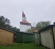 Mediniai nameliai &Scaron;ventosios bažnyčios pa&scaron;onėje 