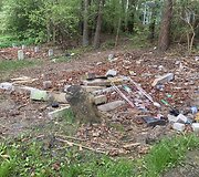 Mediniai nameliai &Scaron;ventosios bažnyčios pa&scaron;onėje 