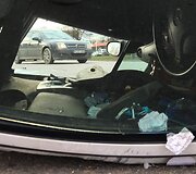 Kaune po susidūrimo ant stogo apsivertė automobilis &bdquo;Mercedes&ldquo;