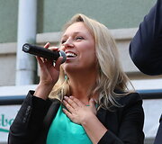 Violeta Tarasovienė Aurimo Didžbalio sutiktuvėse Klaipėdoje