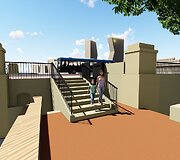 Danės krantines nuo Biržos tilto iki Bastionų tilto ketinama rekonstruoti, kaip ir visą skverą palei upę.