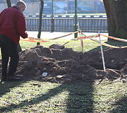 Apie du mėnesius Danės skvere, Klaipėdos senamiestyje, dirbs archeologai. 