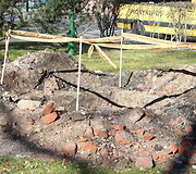 Apie du mėnesius Danės skvere, Klaipėdos senamiestyje, dirbs archeologai. 