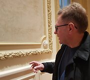 Kurhauzą restauravusios bendrovės &bdquo;Pamario restauratorius&ldquo; vadovas A. Kliukas