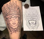D.Djačkovo per vieną dieną atliktos tatuiruotės.