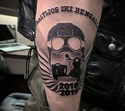 D.Djačkovo per vieną dieną atliktos tatuiruotės.