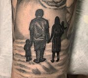 D.Djačkovo per vieną dieną atliktos tatuiruotės.