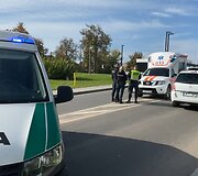 Nelaimė Alytuje &ndash; partrenkta mergaitė.