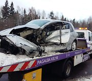 Avarija Panevėžio rajone