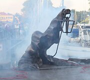 Vaiduoklis pagamintas i&scaron; 300 kg bronzos.