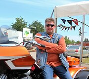 Vienas pagrindinių festivalio organizatorių, pats baikeris Vaidas &Scaron;imaitis
