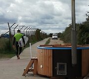 Melnragėje surengtas pirmasis oficialus Lietuvos atviras banglenčių čempionatas.