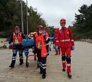 Greitosios pagalbos medikai Palangoje surengė žaidynes, kurių metu mokosi įvairiose situacijose gelbėti žmones.