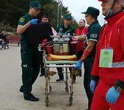 Greitosios pagalbos medikai Palangoje surengė žaidynes, kurių metu mokosi įvairiose situacijose gelbėti žmones.