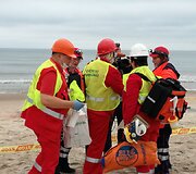 Greitosios pagalbos medikai Palangoje surengė žaidynes, kurių metu mokosi įvairiose situacijose gelbėti žmones.