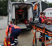 Greitosios pagalbos medikai Palangoje surengė žaidynes, kurių metu mokosi įvairiose situacijose gelbėti žmones.