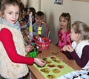 Kaziuko mugės akimirkos Klaipėdos &bdquo;Vitės&ldquo; mokykloje.