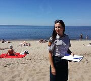 Policijos pareigūnė Aurelija Studencova