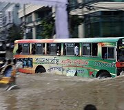 Banglade&scaron;ą tvindo liūtys